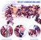 3 Pcs 4th of July Patriotic Tinsel Garland - 60ft Total Red White Blue Metallic Twist Garland - American Flag Stars & Stripes Decor for 250th Anniversary, Memorial Day Parades, & Home Party Displays